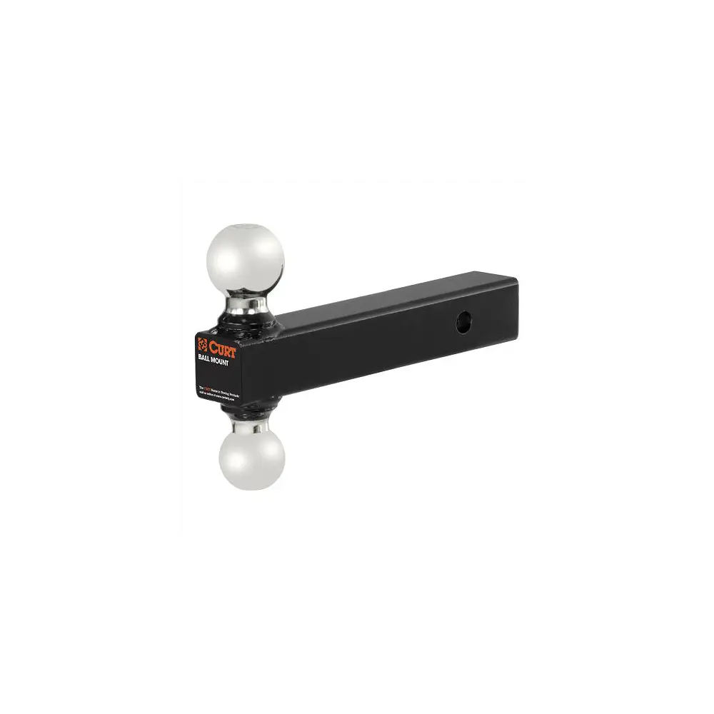 Double Ball Ballmount - 2" & 2-5/16" Ball Sizes - Chrome - 45665